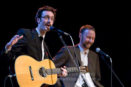 David and Sean Myles at the Music for Haiti